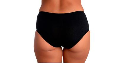 Imagem de Kit 3 Calcinha Conforto Cintura Alta comum Lisa Linda Brasil