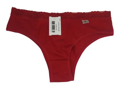 Imagem de Kit 3 Calcinha Conforto Renda Lisa Linda Brasil