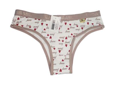 Imagem de Kit 3 Calcinha Infantil Basica Estampada Linda Brasil