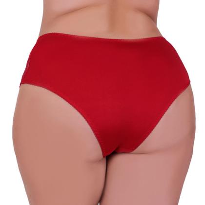 Imagem de Kit 3 Calcinha Plus Size com detalhe de Renda Tanga Grande - c1 KIT 3 CALCINHA VALÉRIA