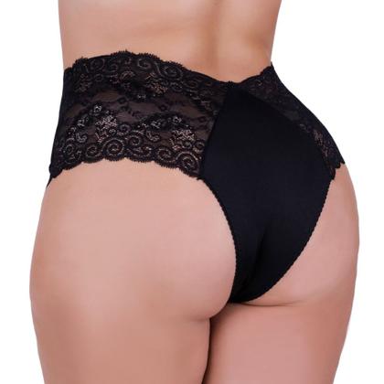 Imagem de Kit 3 Calcinha Plus Size de Renda Tanga Grande 46 48 50 52 54 - c5 KIT 3 CALCINHAS TALITA