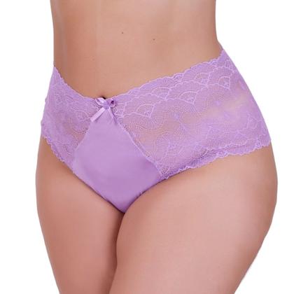 Imagem de Kit 3 Calcinha Plus Size de Renda Tanga Grande 46 48 50 52 54 - c5 KIT 3 CALCINHAS TALITA
