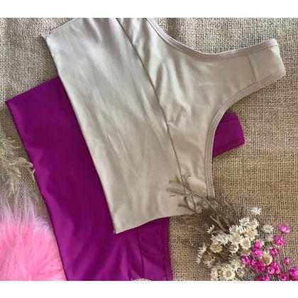 Imagem de KIT 3 Calcinha Pós Parto Calça Cinta Modeladora Cintura Alta Compressão Reforçada Maternidade