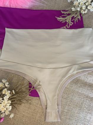 Imagem de KIT 3 Calcinha Pós Parto Calça Cinta Modeladora Cintura Alta Compressão Reforçada Virginia Atacado