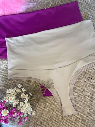 Imagem de KIT 3 Calcinha Pós Parto Calça Cinta Modeladora Cintura Alta Compressão Reforçada Virginia Atacado