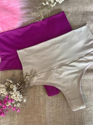 Imagem de KIT 3 Calcinha Pós Parto Calça Cinta Modeladora Cintura Alta Compressão Reforçada Virginia Atacado