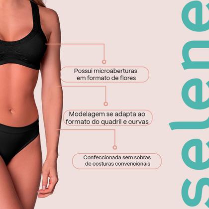 Imagem de Kit 3 Calcinha Tanga Modeladora Sem Costura Selene