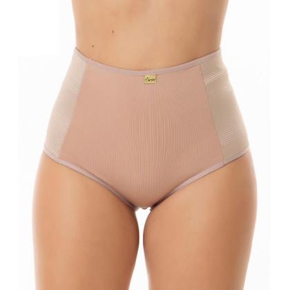 Imagem de Kit 3 Calcinhas Cinta Confortável Modeladora Feminina Elástico Lateral Ajuste Perfeito Aperta Barriga PósParto