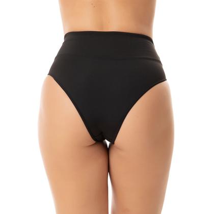 Imagem de Kit 3 Calcinhas Cinta Suplex Cós Alto Modeladora Gestante PósParto Confortável com Ajuste Perfeito