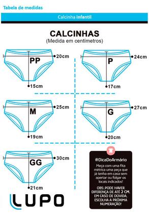 Imagem de Kit 3 Calcinhas Infantil Lupo Disney Princesas em Algodão