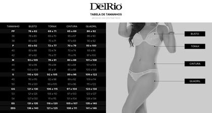 Imagem de Kit 3 calcinhas tanga microfibra Del Rio 52509