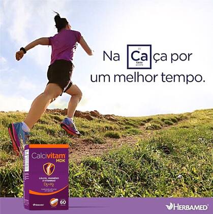 Imagem de Kit 3 Calcivitam Mdk Cálcio, Magnesio E Vitaminas 60 Caps.