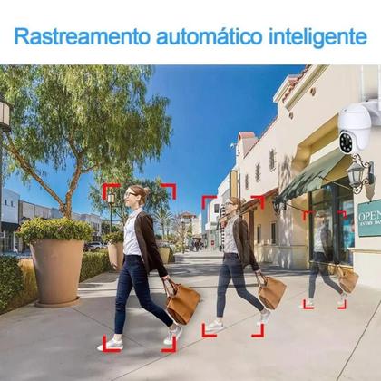 Imagem de Kit 3 Câmeras Ip Externa Wifi Prova Dágua Full HD Segurança Speed Dome 360 Rotação Alta Resolução Com 3 Cartão SD 64gbNf