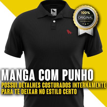 Imagem de Kit 3 Camisas Polo Masculina Camiseta Oficial Da Estilo Rei