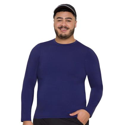 Imagem de Kit 3 Camisas Térmicas Selene Proteção UV Plus Size Masculina