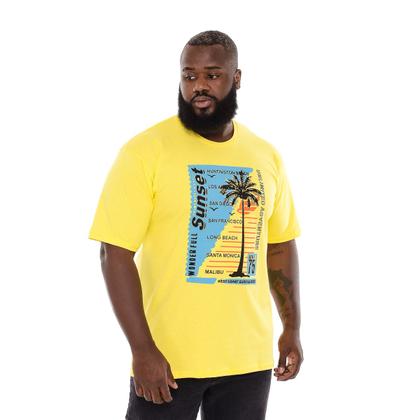 Imagem de Kit 3 Camiseta Estampada Plus Size Masculina G1,G2,e G3 Cores Verão 2025
