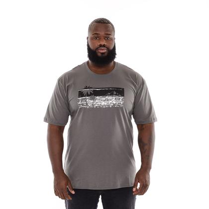 Imagem de Kit 3 Camiseta Estampada Plus Size Masculina G1,G2,e G3 Cores Verão 2025