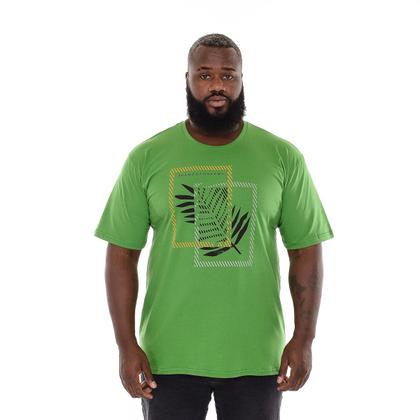 Imagem de Kit 3 Camiseta Estampada Plus Size Masculina G1,G2,e G3 Cores Verão 2025