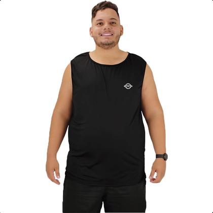 Imagem de Kit 3 Camiseta Regata Masculina Dry Fit Plus Size Premium