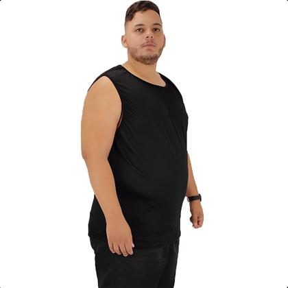 Imagem de Kit 3 Camiseta Regata Masculina Dry Fit Plus Size Premium