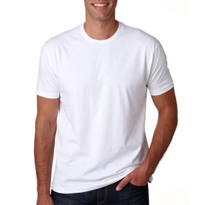 Imagem de Kit 3 Camisetas Básicas Masculina Branca T-shirt 100% Algodão 30.1