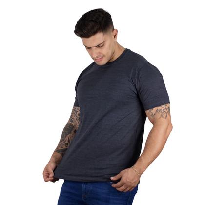 Imagem de Kit 3 Camisetas Básicas Slim Fit Masculinas Algodão Premium