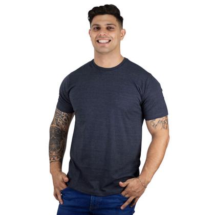 Imagem de Kit 3 Camisetas Básicas Slim Fit Masculinas Algodão Premium