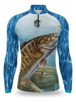Imagem de Kit 3 Camisetas De Pesca Manga Longa Adulto E Infantil Uv50