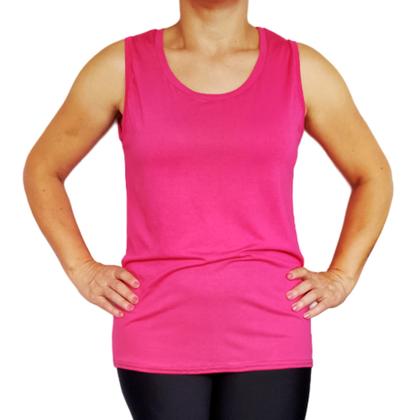 Imagem de Kit 3 Camisetas Femininas Regatas Básicas Lisas Viscolycra Pp ao Plus Size