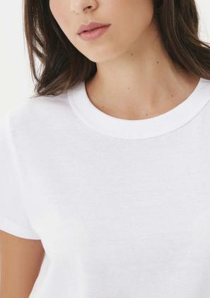 Imagem de Kit 3 Camisetas Hering Slim Básicas Feminina - Branca