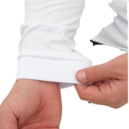 Imagem de Kit 3 Camisetas Masculina Manga longa Algodão Segunda pele com punho