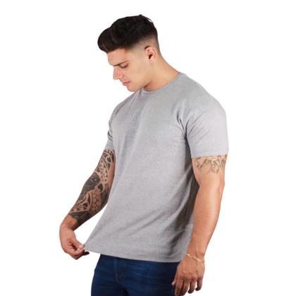 Imagem de Kit 3 Camisetas Masculinas Básicas Algodão Premium TRV