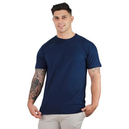 Imagem de Kit 3 Camisetas Masculinas Básicas Algodão Premium TRV