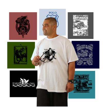 Imagem de Kit 3 CAMISETAS REGATAS PLUS SIZE Masculinas Lisas ou Estampadas 100% Algodão