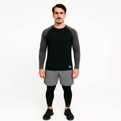 Imagem de Kit 3 Camisetas Térmicas Masculina Segunda Pele Proteção Solar UV50+