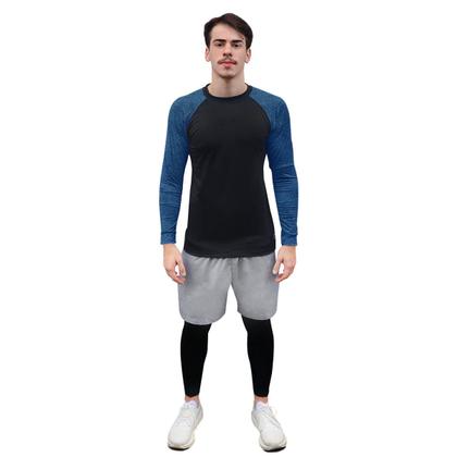 Imagem de Kit 3 Camisetas Térmicas Masculina Segunda Pele Proteção Uv