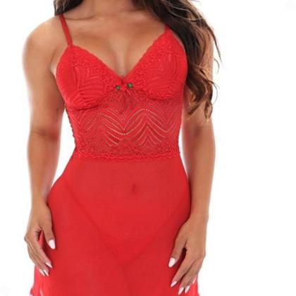 Imagem de Kit 3 Camisola Sexy Com Calcinha Sensual Lingerie Sexy