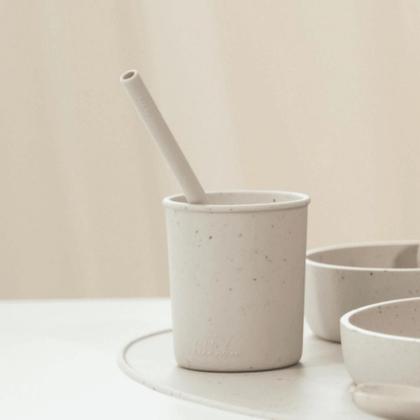 Imagem de Kit 3 Canudos Silicone Platinum Sage - Kikka Boo