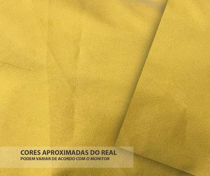 Imagem de Kit 3 Capas Almofada Veludo Suede Decorativa 45x45 Amarela