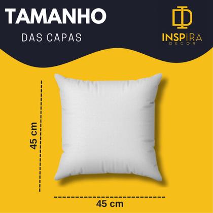 Imagem de Kit 3 Capas Almofadas Decorativas  Natal 04  45x45 ID Decor