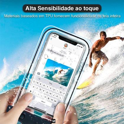 Imagem de Kit 3 Capas Case Celular Protetora A Prova D'água Mergulho