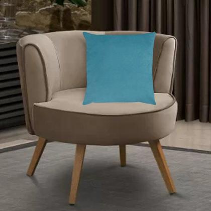 Imagem de Kit 3 Capas para Almofada em Veludo Liso Quadrada Várias Cores