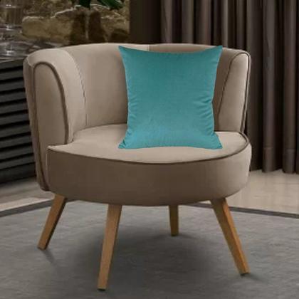 Imagem de Kit 3 Capas para Almofada em Veludo Liso Quadrada Várias Cores