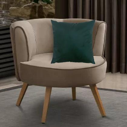 Imagem de Kit 3 Capas para Almofada em Veludo Liso Quadrada Várias Cores