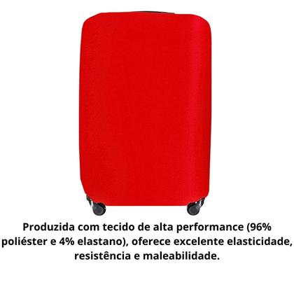 Imagem de Kit 3 Capas Protetoras para Mala Tamanhos P M G  Estampadas e Lisas