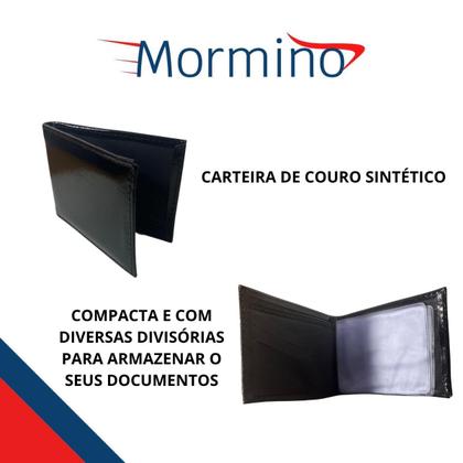 Imagem de Kit 3 Carteira Masculina Feminina Slim Cartão CNH Porta documentos personalizada