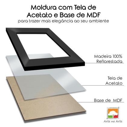 Imagem de Kit 3 Certificados Diplomas A4 com Tela de Acetato e MDF