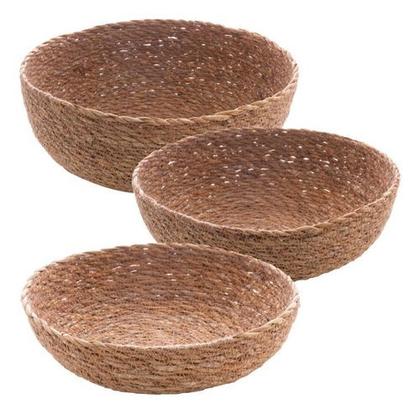 Imagem de Kit 3 Cestas Wolff Fibra Natural