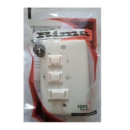Imagem de Kit 3 Chave 3 Velocidades 220v Ventilador Teto Com Capacitor