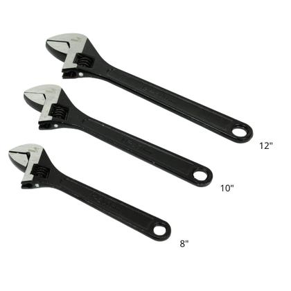 Imagem de Kit 3 chave inglesa ajustável 8 10 12 polegadas Lotus